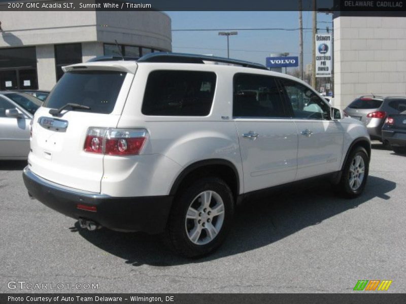 Summit White / Titanium 2007 GMC Acadia SLT