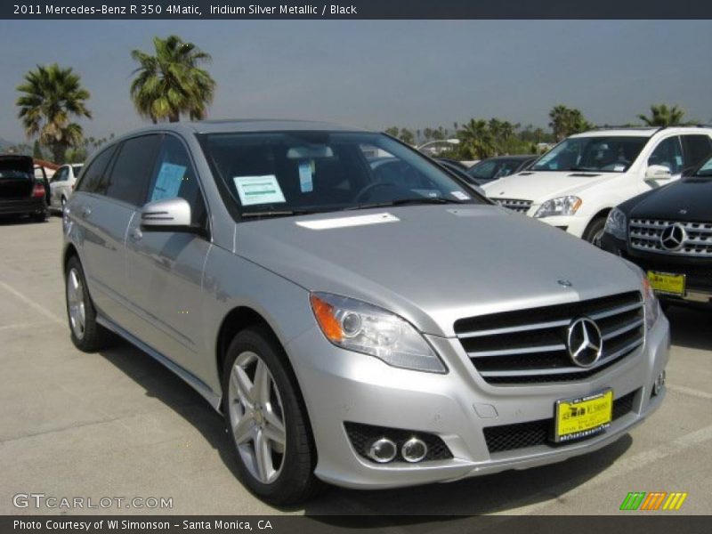 Iridium Silver Metallic / Black 2011 Mercedes-Benz R 350 4Matic