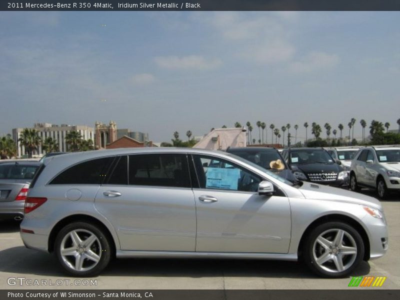 Iridium Silver Metallic / Black 2011 Mercedes-Benz R 350 4Matic