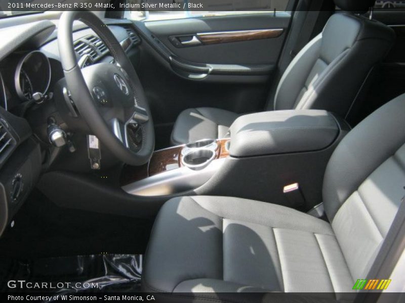 Iridium Silver Metallic / Black 2011 Mercedes-Benz R 350 4Matic