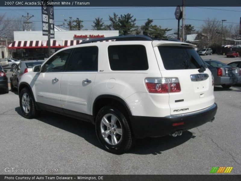 Summit White / Titanium 2007 GMC Acadia SLT