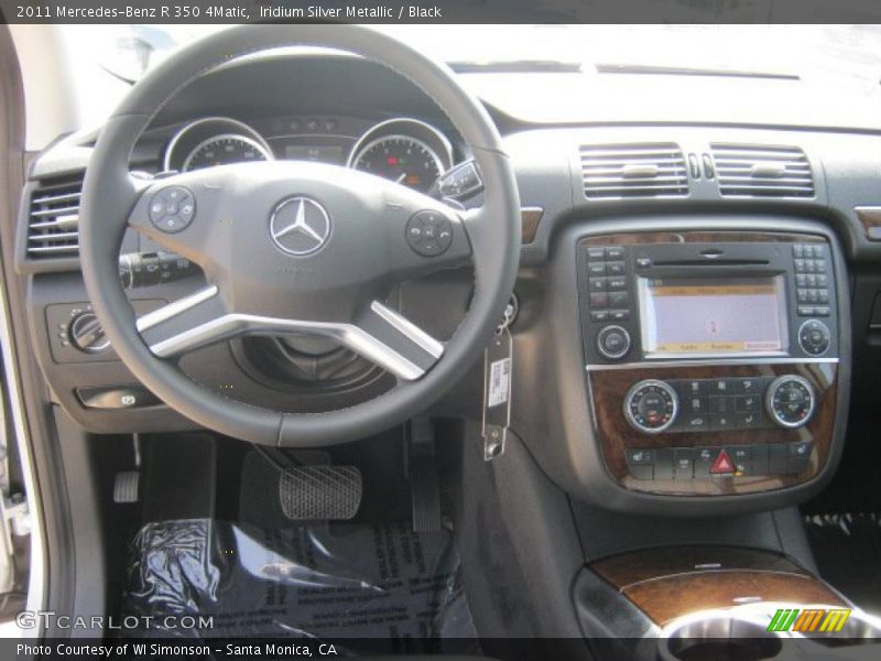 Iridium Silver Metallic / Black 2011 Mercedes-Benz R 350 4Matic
