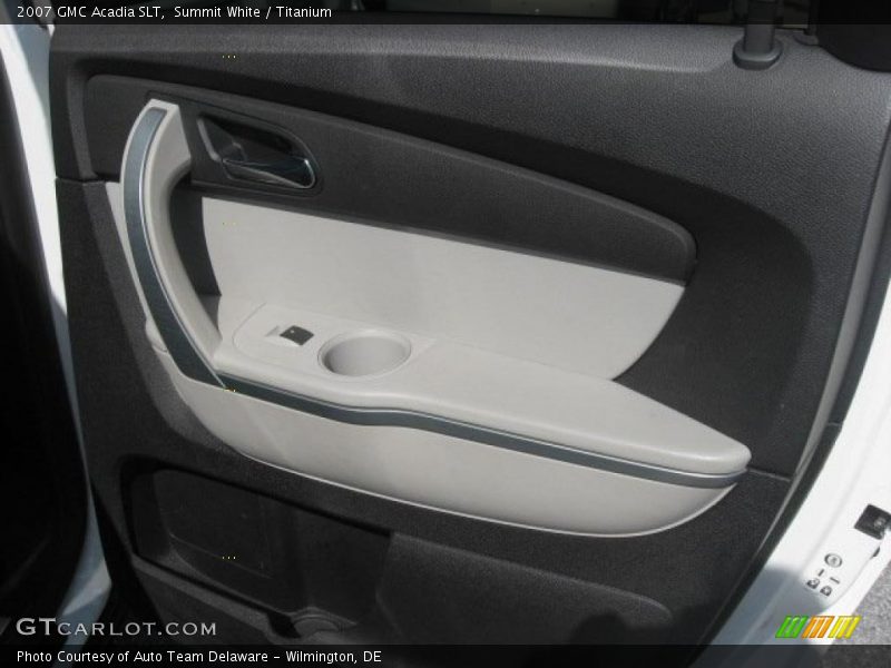 Summit White / Titanium 2007 GMC Acadia SLT