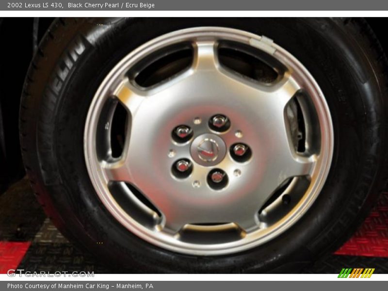 Black Cherry Pearl / Ecru Beige 2002 Lexus LS 430