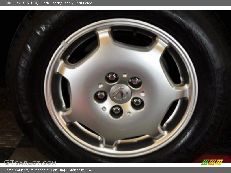 Black Cherry Pearl / Ecru Beige 2002 Lexus LS 430