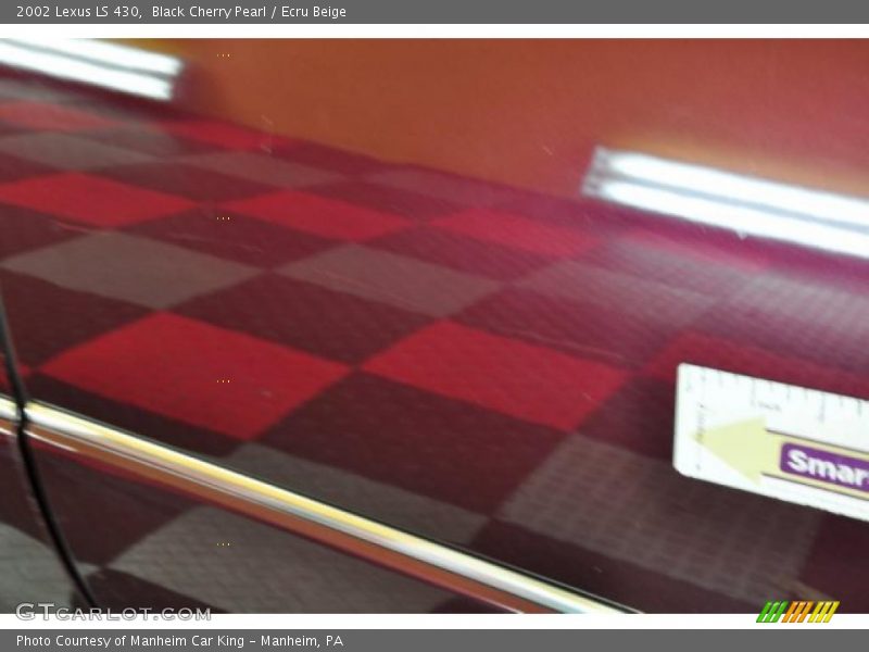 Black Cherry Pearl / Ecru Beige 2002 Lexus LS 430