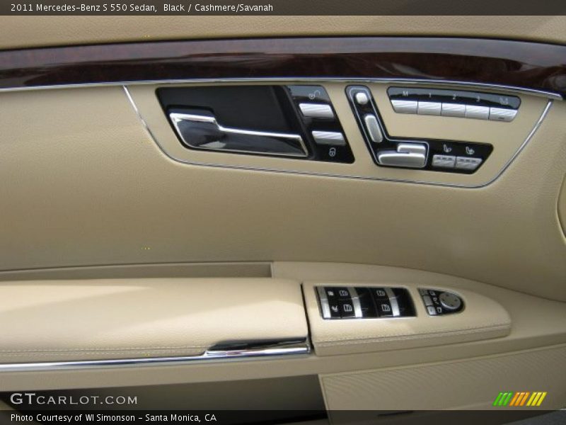 Black / Cashmere/Savanah 2011 Mercedes-Benz S 550 Sedan