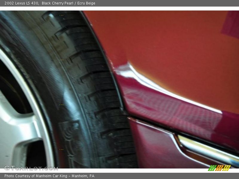 Black Cherry Pearl / Ecru Beige 2002 Lexus LS 430