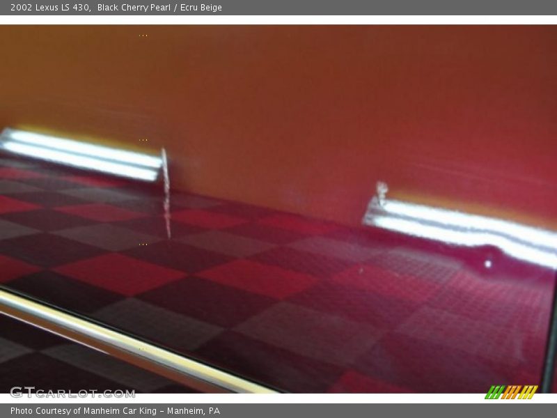 Black Cherry Pearl / Ecru Beige 2002 Lexus LS 430