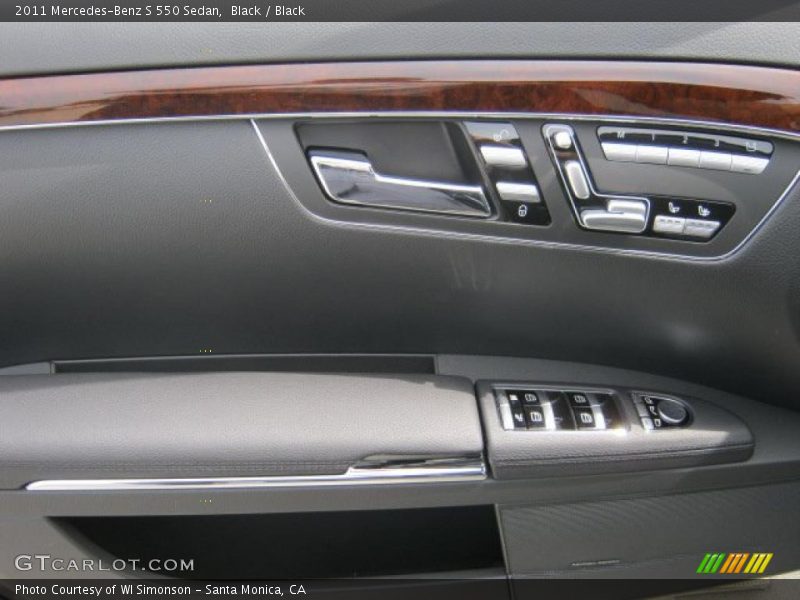 Black / Black 2011 Mercedes-Benz S 550 Sedan