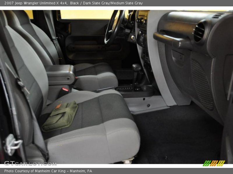 Black / Dark Slate Gray/Medium Slate Gray 2007 Jeep Wrangler Unlimited X 4x4