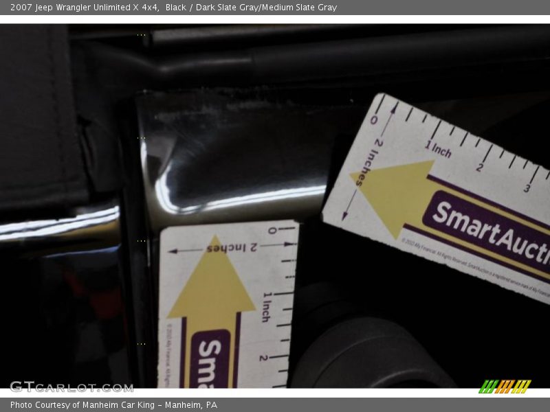 Black / Dark Slate Gray/Medium Slate Gray 2007 Jeep Wrangler Unlimited X 4x4
