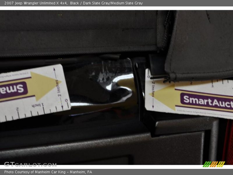 Black / Dark Slate Gray/Medium Slate Gray 2007 Jeep Wrangler Unlimited X 4x4