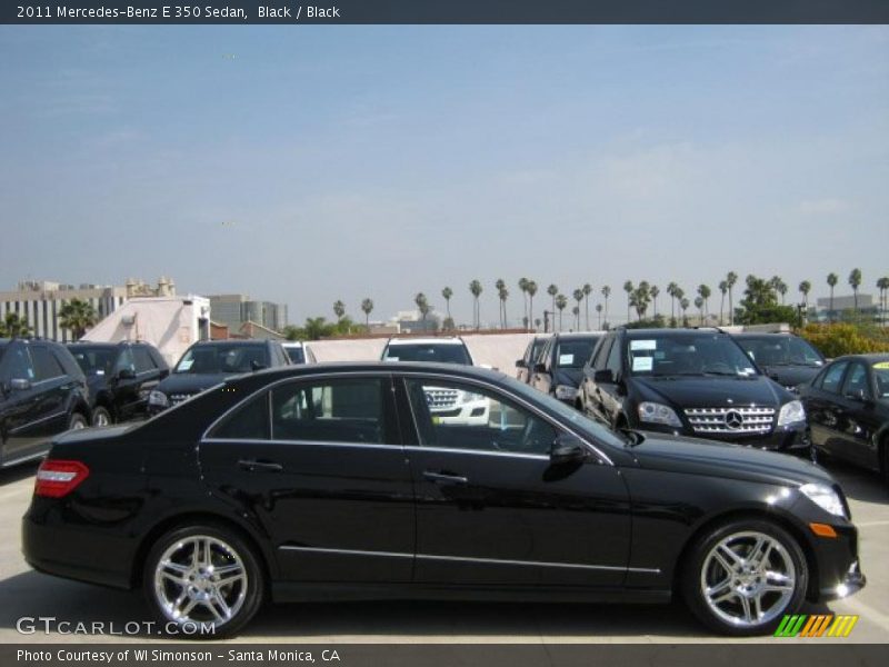 Black / Black 2011 Mercedes-Benz E 350 Sedan