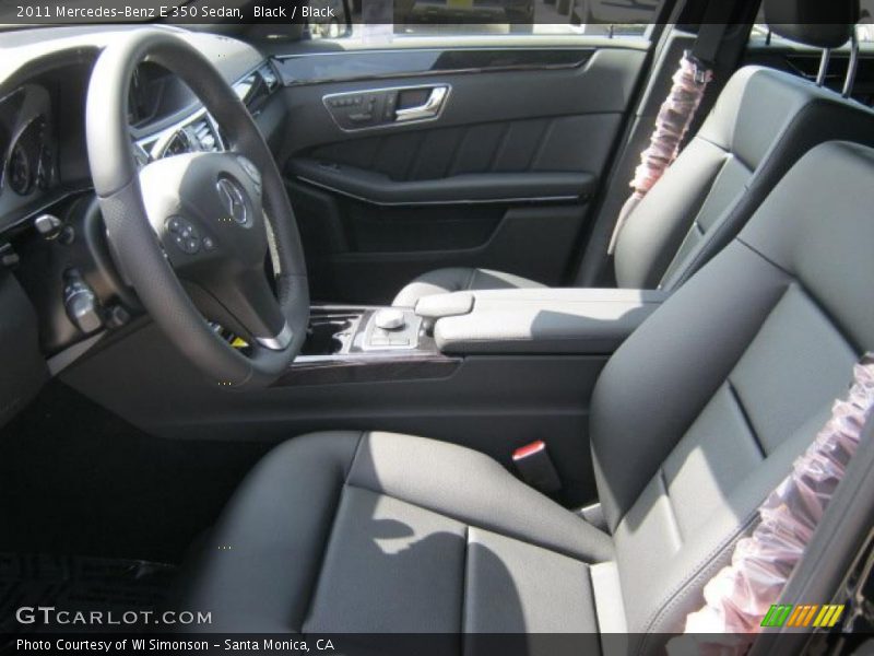Black / Black 2011 Mercedes-Benz E 350 Sedan
