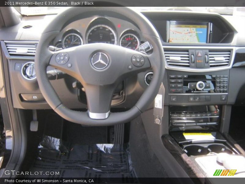 Black / Black 2011 Mercedes-Benz E 350 Sedan