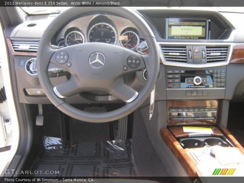Arctic White / Almond/Black 2011 Mercedes-Benz E 350 Sedan