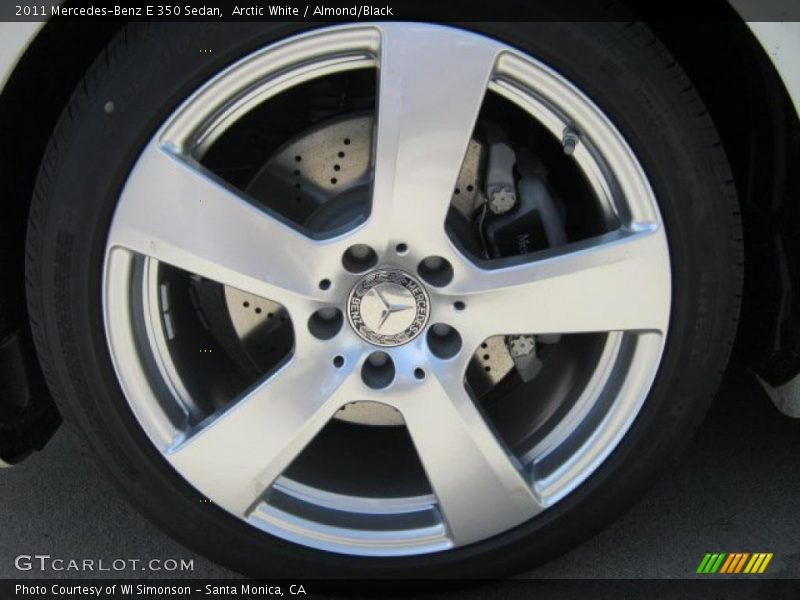 Arctic White / Almond/Black 2011 Mercedes-Benz E 350 Sedan