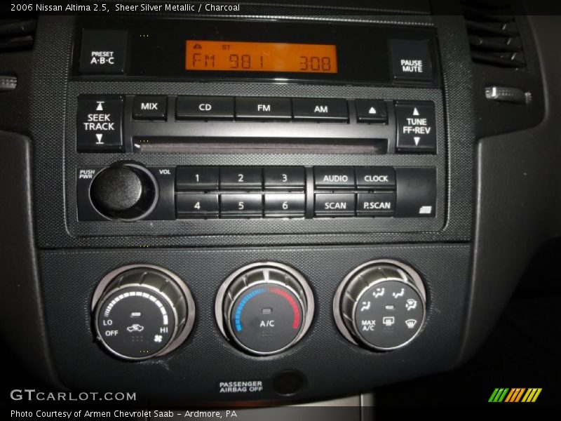 Sheer Silver Metallic / Charcoal 2006 Nissan Altima 2.5