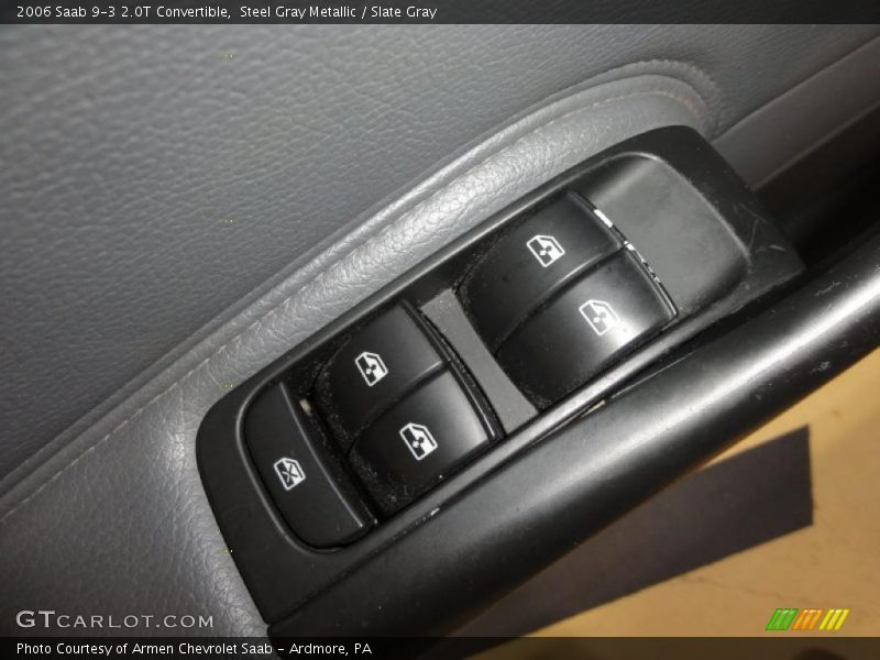 Steel Gray Metallic / Slate Gray 2006 Saab 9-3 2.0T Convertible