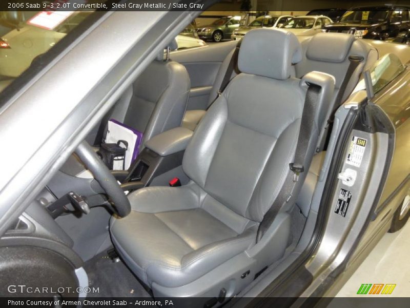  2006 9-3 2.0T Convertible Slate Gray Interior