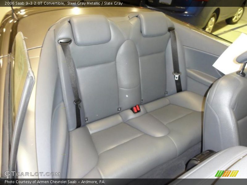  2006 9-3 2.0T Convertible Slate Gray Interior