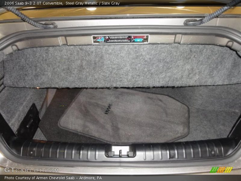  2006 9-3 2.0T Convertible Trunk