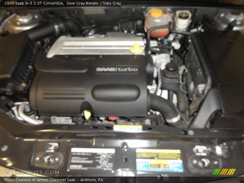  2006 9-3 2.0T Convertible Engine - 2.0 Liter Turbocharged DOHC 16V 4 Cylinder