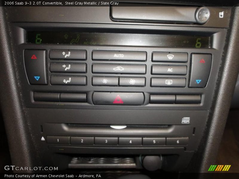 Controls of 2006 9-3 2.0T Convertible