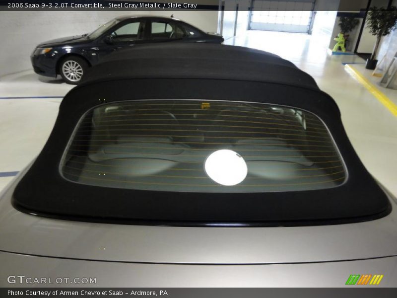 Steel Gray Metallic / Slate Gray 2006 Saab 9-3 2.0T Convertible