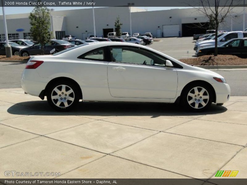Taffeta White / Ivory 2008 Honda Civic LX Coupe