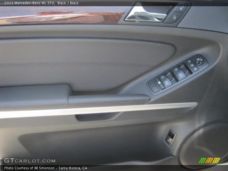 Black / Black 2011 Mercedes-Benz ML 350