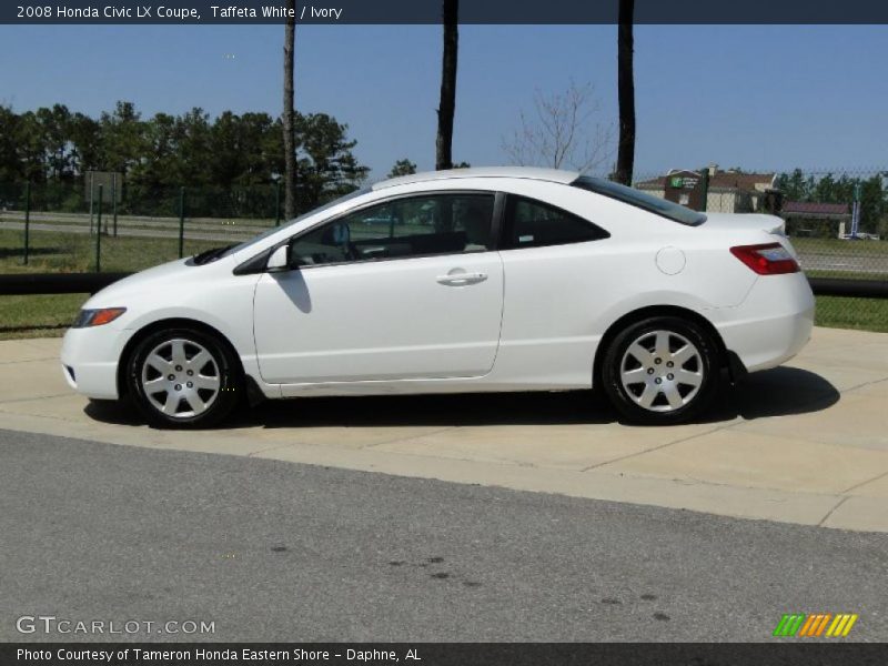 Taffeta White / Ivory 2008 Honda Civic LX Coupe