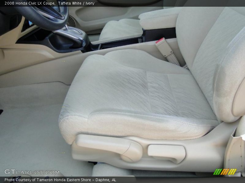 Taffeta White / Ivory 2008 Honda Civic LX Coupe