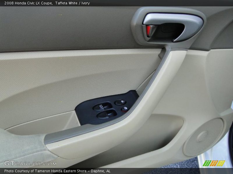 Taffeta White / Ivory 2008 Honda Civic LX Coupe
