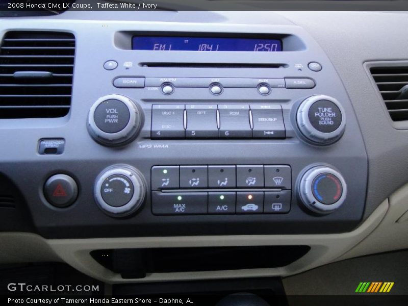 Taffeta White / Ivory 2008 Honda Civic LX Coupe