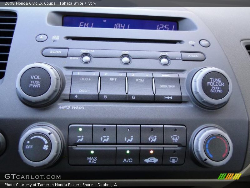 Taffeta White / Ivory 2008 Honda Civic LX Coupe