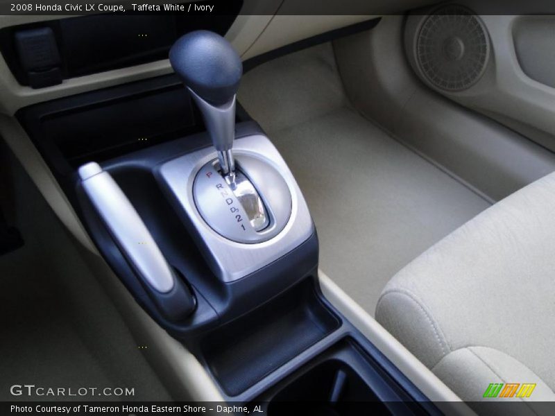 Taffeta White / Ivory 2008 Honda Civic LX Coupe