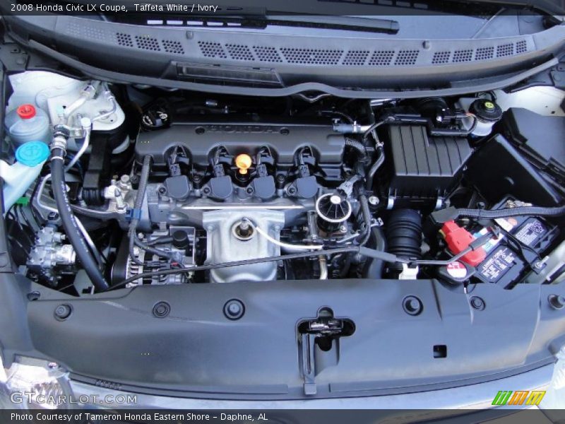 Taffeta White / Ivory 2008 Honda Civic LX Coupe