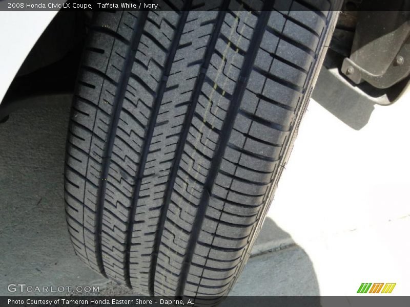 Taffeta White / Ivory 2008 Honda Civic LX Coupe