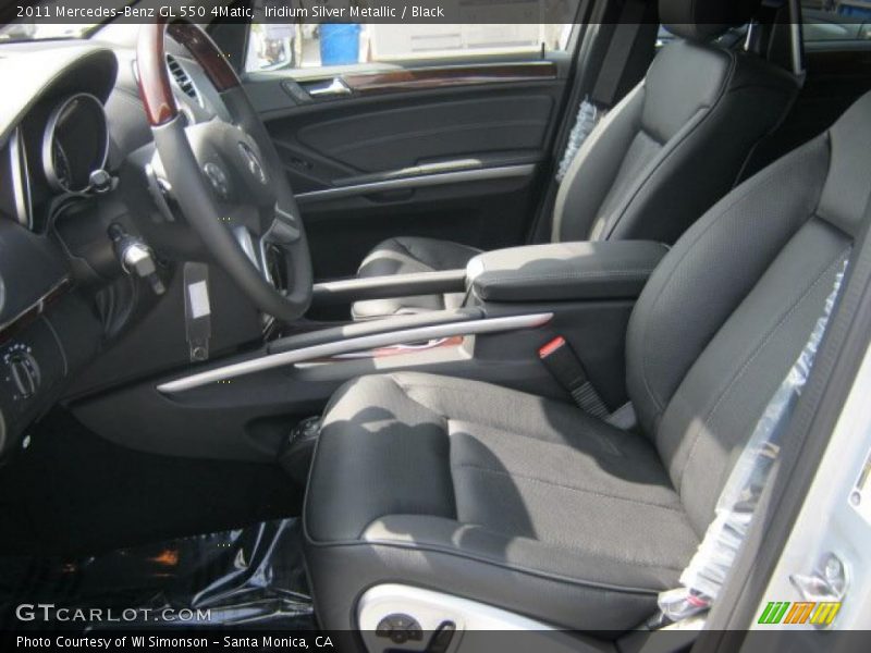 Iridium Silver Metallic / Black 2011 Mercedes-Benz GL 550 4Matic