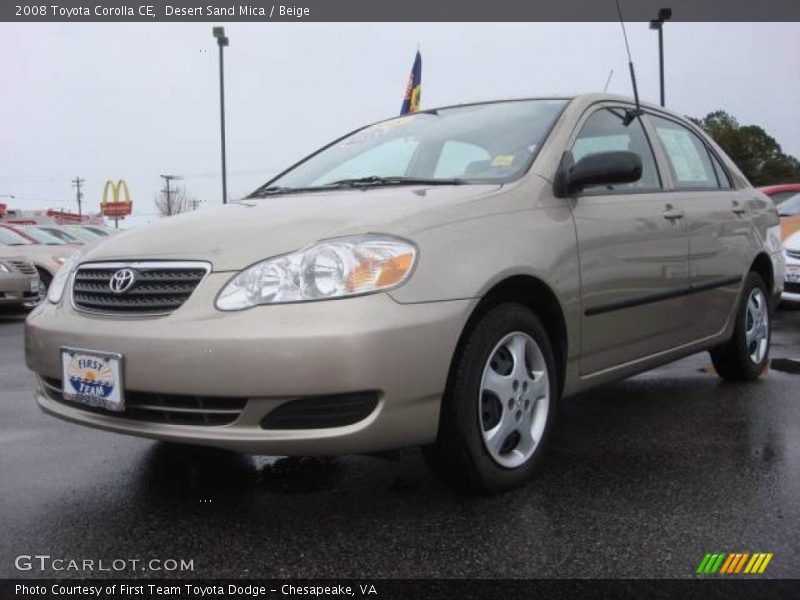 Desert Sand Mica / Beige 2008 Toyota Corolla CE