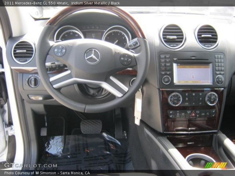 Iridium Silver Metallic / Black 2011 Mercedes-Benz GL 550 4Matic