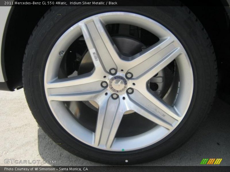 Iridium Silver Metallic / Black 2011 Mercedes-Benz GL 550 4Matic