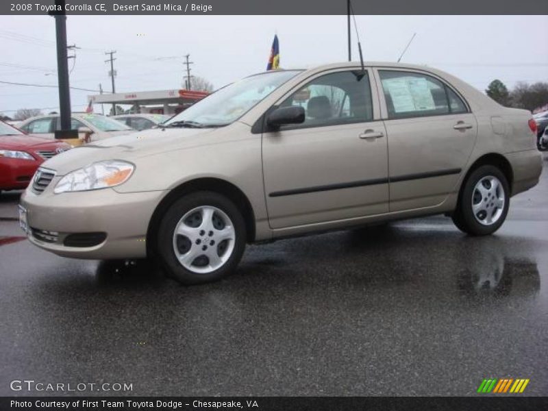 Desert Sand Mica / Beige 2008 Toyota Corolla CE