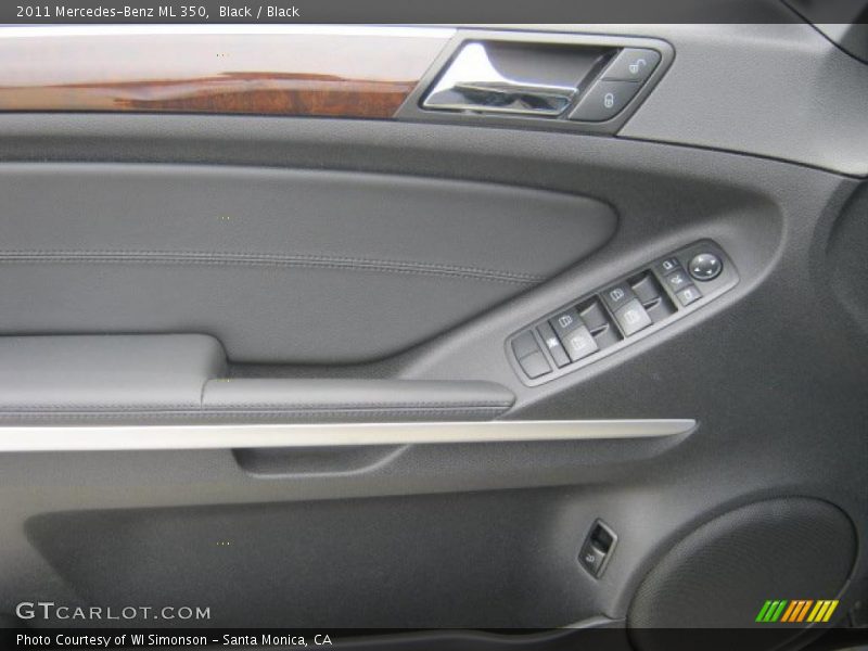 Black / Black 2011 Mercedes-Benz ML 350