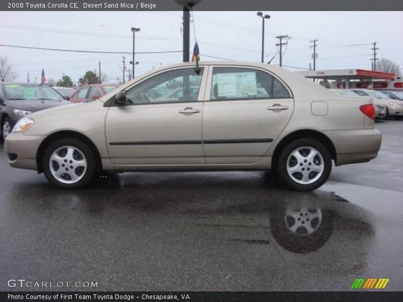 Desert Sand Mica / Beige 2008 Toyota Corolla CE