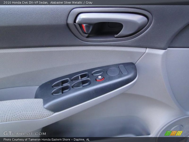 Alabaster Silver Metallic / Gray 2010 Honda Civic DX-VP Sedan