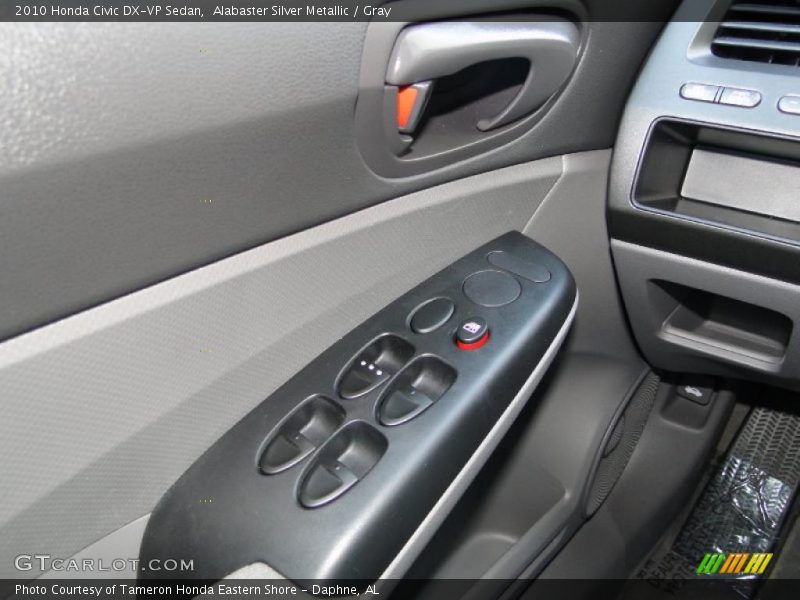 Alabaster Silver Metallic / Gray 2010 Honda Civic DX-VP Sedan