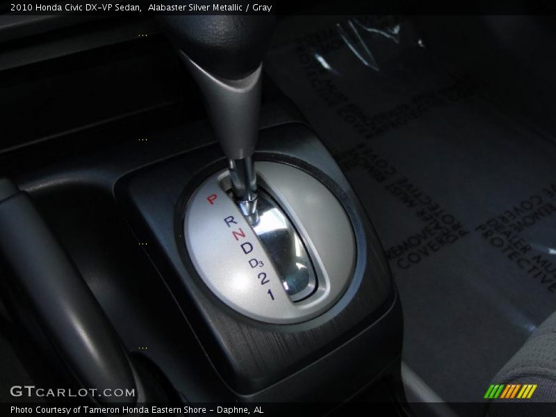  2010 Civic DX-VP Sedan 5 Speed Automatic Shifter